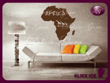 NAGYVILÁG 100. AFRIKA dekoráció és falimatrica