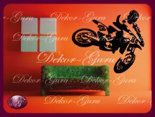 Motor 038. Motocross faltetoválás dekoráció